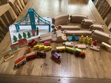 CAROUSEL WOODEN CITY TRAIN SET & ACCESSORIES including ROSIE THOMAS the TANK