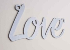 'Love' - Steel Metal Hanging