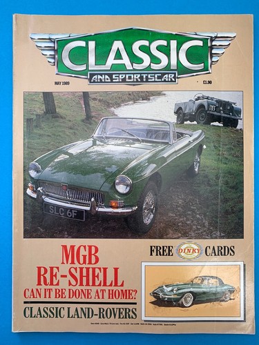 Classic sportscar may 1989 - classic, &