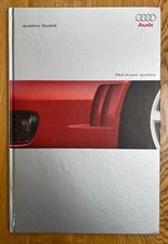Audi RS4 Avant 2000 UK Market Hard Back Sales Brochure (958/1929.01.25) - Rare