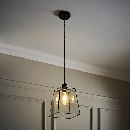 Susie glass lantern lamp - glass,