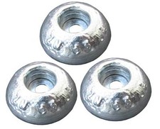 3 of Zinc Round 60dia x 20mm