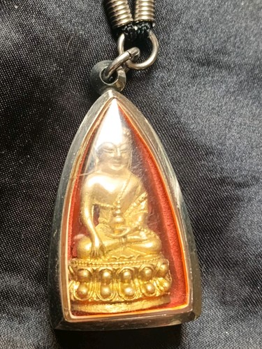 Vintage buddhist amulet - vintage,