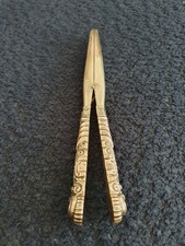 Victorian Antique Sterling Silver Glove Stretchers 1894 Hair Clip 