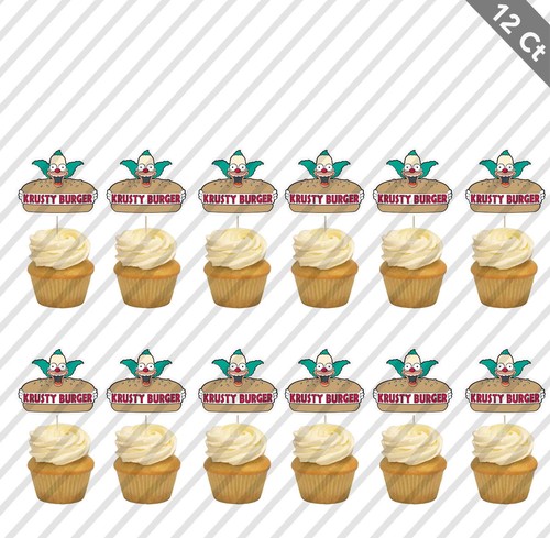 Simpsons cupcake topper cake - topper,