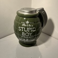 Dads Army Grenade-Shaped 3D Money Box Piggy Bank Savings Pot