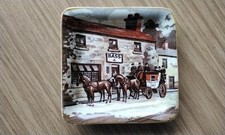 Vintage Bass Brewery Ashtray Great Stuff This Bass  Stagecoach outside Inn