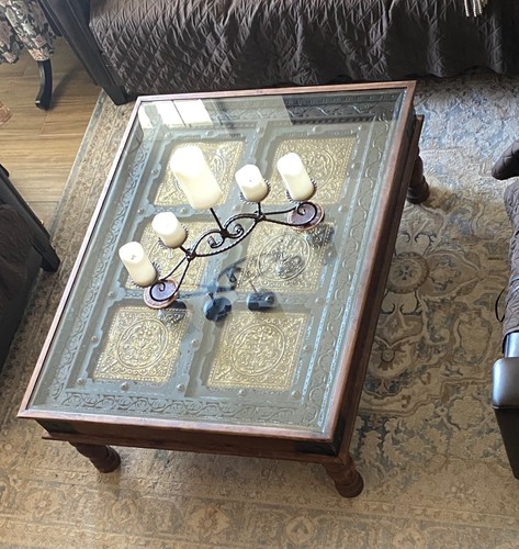 Table antique indian inspired - -antique,