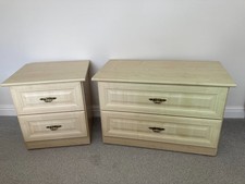Bedroom Cabinets And Drawers Set Maple Wood