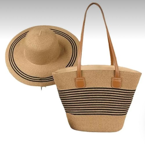 Ladies sun hat bag - set, womens