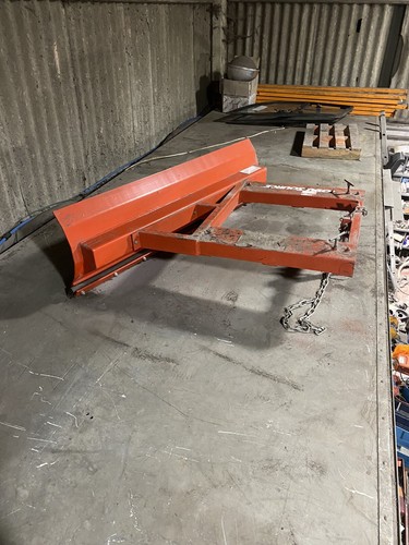 Large snow plough pusher - plough, ,