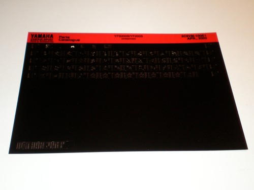 Microfiche spare parts - spare, catalog
