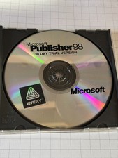 Microsoft Publisher 98 - 30 day trial version CD