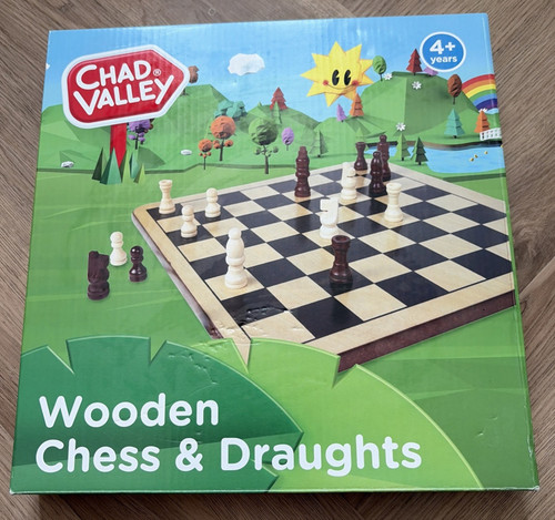 Chad valley wooden chess - chad,
