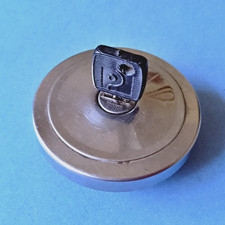 Vintage classic car motorcycle BREVETE SGDG chrome locking petrol fuel cap + key