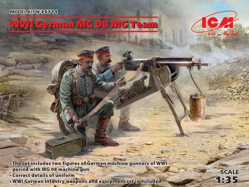Icm 35711 wwi german mg08 - icm,