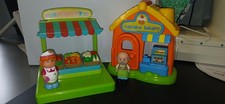 ELC Happyland Cake Shop, Market Stall 2 Figures  - with Sound.