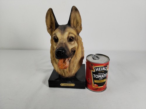 Alsatian head figurine dog - figurine,