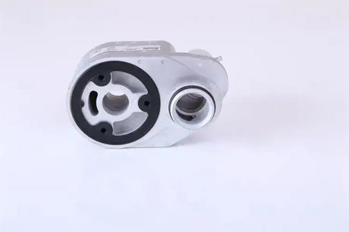 Engine oil cooler water cooled - oil, water-cooled