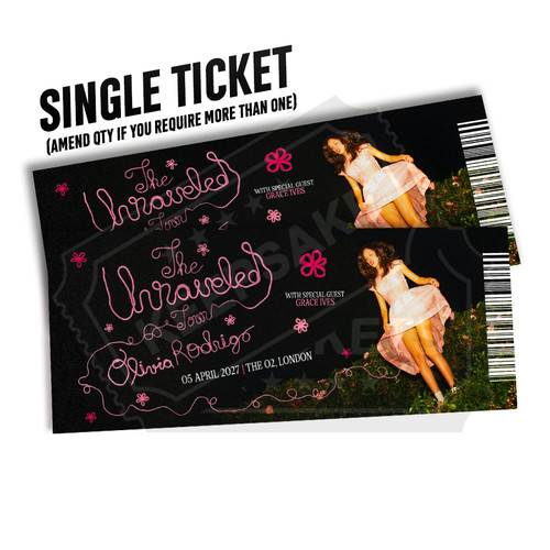 Olivia rodrigo ticket gift - olivia,