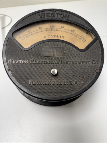Weston electrical volt meter - electrical,