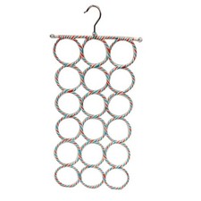 Multi Scarf Hanger Circular Wardrobe Space Organisers Storage Ties Belts Scarves