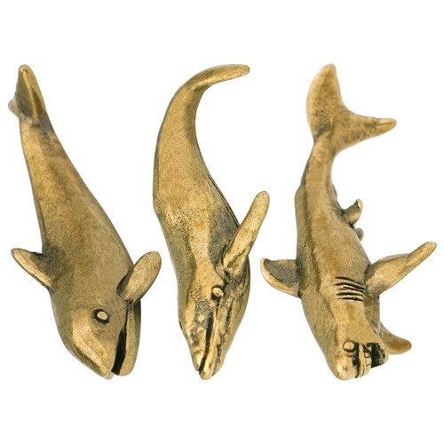Pcs whale ornament retro - 3,