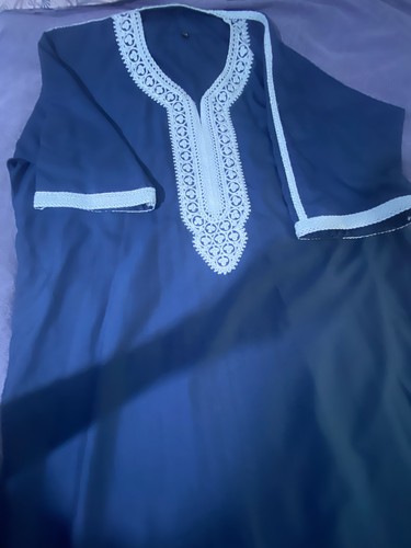 Moroccan thobe light - , blue