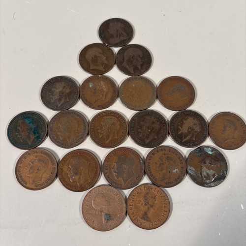 Twenty old pennies 1896 - twenty,