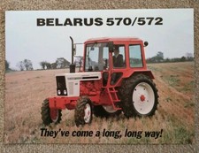 BELARUS 570 572 TRACTOR SALES LEAFLET 