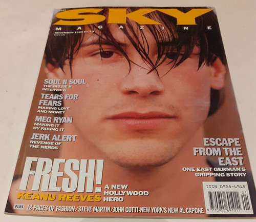 Sky magazine dec 1989 - dec, keanu