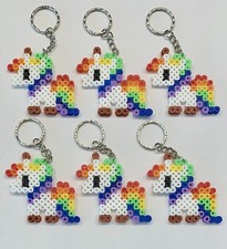 PARTY BAG FILLERS FOR GIRLS - Kids Children Girls Keyrings - Unicorn 