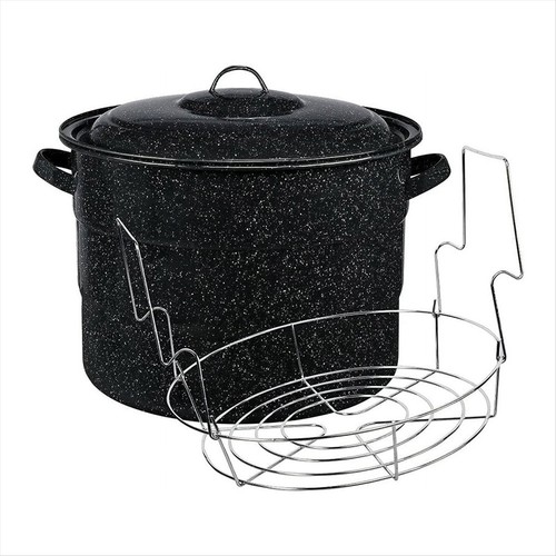 Enamel steel 5 quart - steel, 21.5-quart