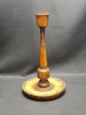 Vintage Wooden Candlestick