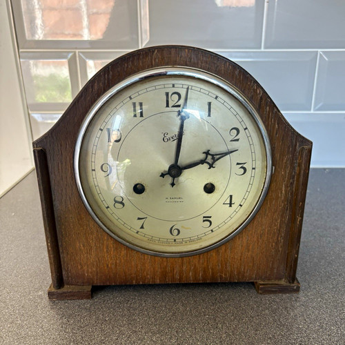 Eveline wind mantel clock - wind-up,