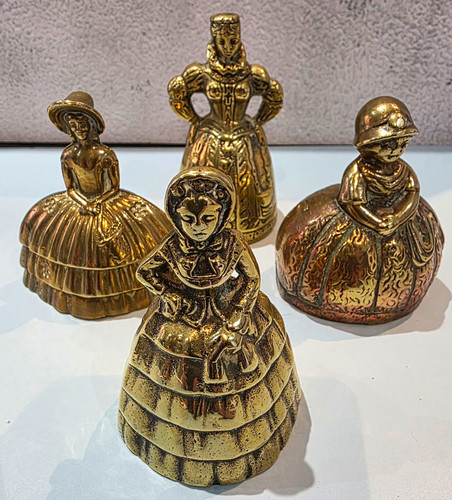 Vintage brass crinoline - crinoline, lady