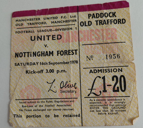Ticket stub manchester united - ticket, stub-manchester