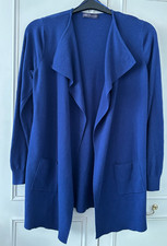 Marks and Spencer Cotton Blend Waterfall Cardigan with Pockets size M ~ 40" bust
