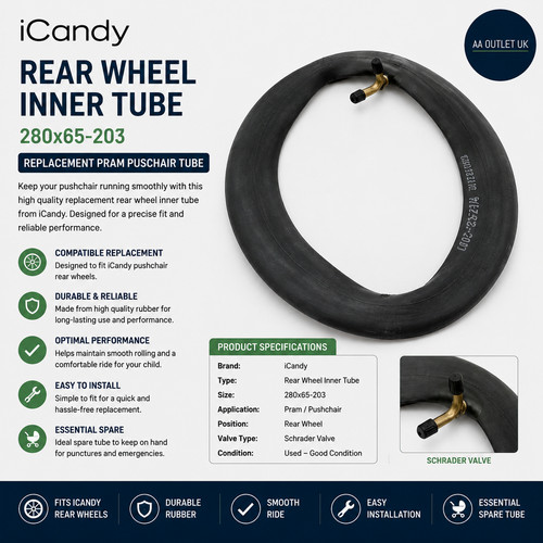 Icandy rear wheel inner tube - inner,
