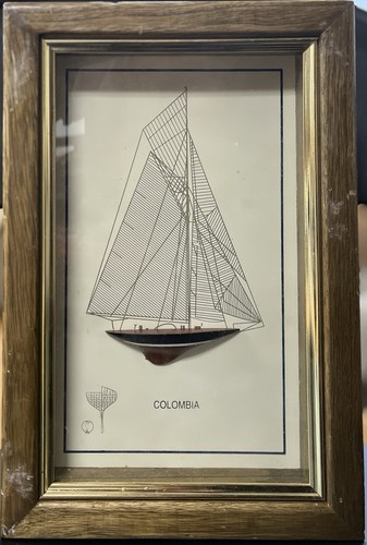 Vintage colombia yacht - vintage,