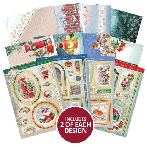 Hunkydory christmas robins - hunkydory,