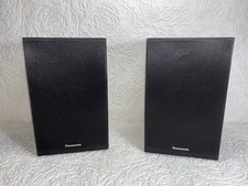 Panasonic SB-PM02 Bookshelf Speakers Black Pair Opened Never Used