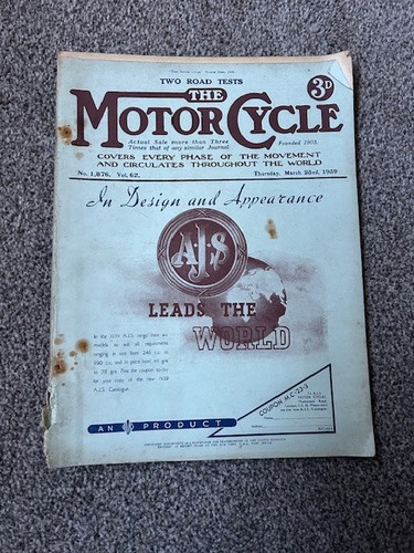 The motor cycle - magazine, march