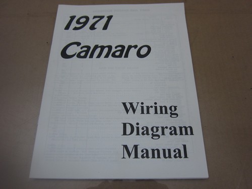 1971 chevrolet camaro wiring - camaro,