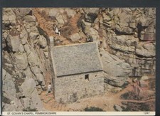 Wales Postcard - St Govan's Chapel, Pembrokeshire     T7801