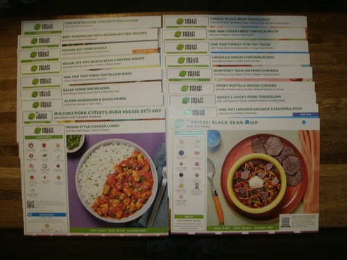 Hello fresh recipe cards lot - hello,