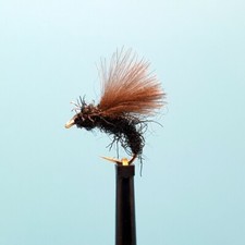 3 x CDC BLACK MIDGE DRY FLIES