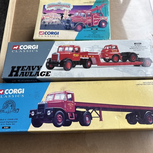 Corgi scammell trucks - corgi,