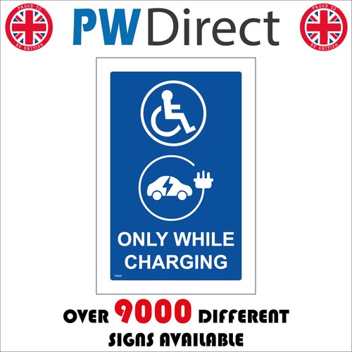 Sign disabled parking only - sign,