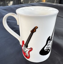 The music gift company Fine bone china mug with Electric Guitars Coffee Or Tea